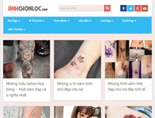 Tablet Screenshot of anhchonloc.com